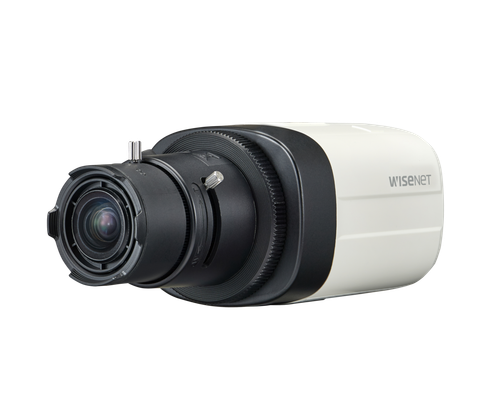 Hanwha Vision Wisenet Hd+ 2mp, Full Hd(1080p) 30fps Box Camera, Ahd/tvi/cvi/cvbs, 120 Db True Wdr, Rs485 /coaxial Control, True D/n, 24vac/12vdc (require 2mp Or Higher Cs Mount Lens) - HCB-6000