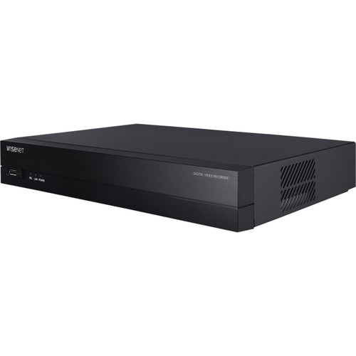 Hanwha Vision Wisenet Hd+ Pentabrid Dvr Ahd (up To 8mp), - 2tb Raw Storage.tvi (up To 8mp), Cvi (up To 5mp), Cvbs And Ip (up To 8mp), Max. Analog 4ch + Nw 6ch, Up To 8mp, 8/8fps@8mp, 12/12fps@5mp Recording - HRX-434-2TB