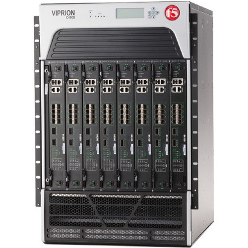 F5 VIPRION 4800 Policy Enforcement Manager Chassis NEBS (8 x Slots, 2 x DC Power Supplies, NEBS Level 3 Certified) - F5-VPR-PEM-C4800-DCN