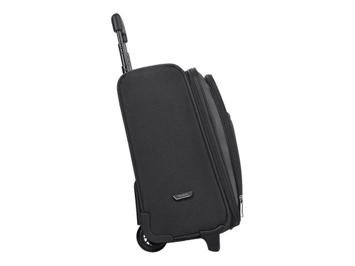 Solo NY Fully padded 16in laptop compartment, Quick access pocket, Full size front zip-down organizer and divided file compartment, Overnighter section, Padded carry handle, Push-button telescoping handle system - CLA901-4