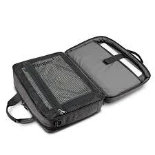 Solo NY Checkpoint friendly design allows you to pass through airport security faster, Fully padded 15.6in laptop compartment, Internal iPad/tablet pocket, Full size front zip-down organizer section, Removeable / adjustable shoulder strap - NOM301-10