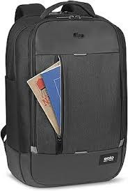 Solo NY Fully padded 17.3 inch laptop compartment w/internal iPad/ tablet pocket & front zippered pocket, internal organizer section, side mesh pockets, back strap slides over luggage handle, padded back & backstraps for easy travel - GRV700-4