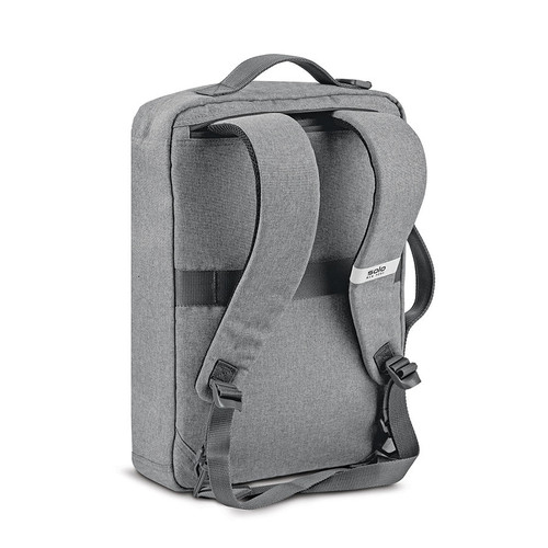 Solo NY Heathered grey material made from 6 recycled PET bottles, Fully padded compartment fits: 11-15.6 inch Laptops/Ultrabooks 11-15 MacBooks, Front zippered pocket, Interior organizer section with key clip, Black camo lining - UBN762-10