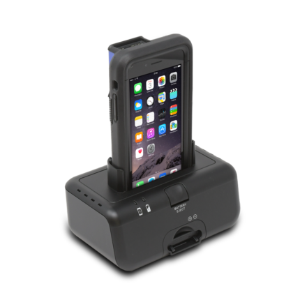 Single unit charging station for LP7 Industrial and single LP7 battery