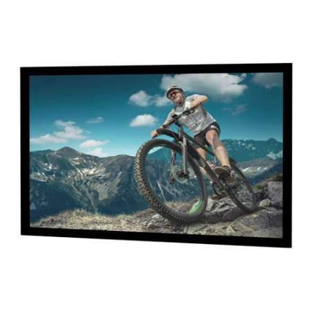 Da-Lite 24489 87 x 139" UTB Contour Fixed Frame Screen (High Contrast Cinema Vision, Acid Etched Black Frame) - 24489