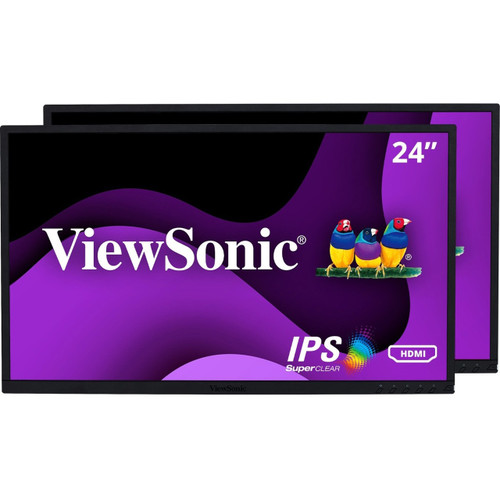 Viewsonic LCD Display - 24 Inch - 1920 x 1080 - 250 cd/m2 - 1000:1 - 14 Ms - USB 3.0 TYPE A USB 3.0 TYPE B VGA DISPLAY PORT HDMI 1.4 - VG2448_H2