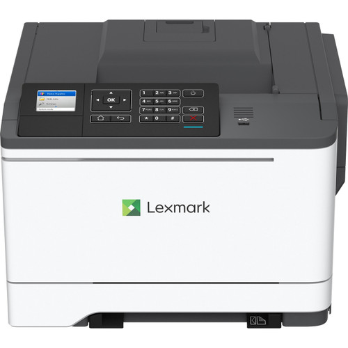 Lexmark CS521dn - Laser Printer - Color - Laser - Black: 35 ppm; Colour:35ppm - 4800 Color Quality (2400 x 600 dpi), 1200 x 1200 dpi - 1200 dpi x 1200 dpi - 250+1 pages 20 lb or 75 gsm bond - Ethernet - 42CT060