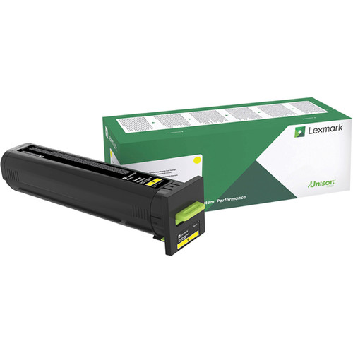 Lexmark TAA CS82x Yellow Return Program Toner Cartridge - 72K00YG