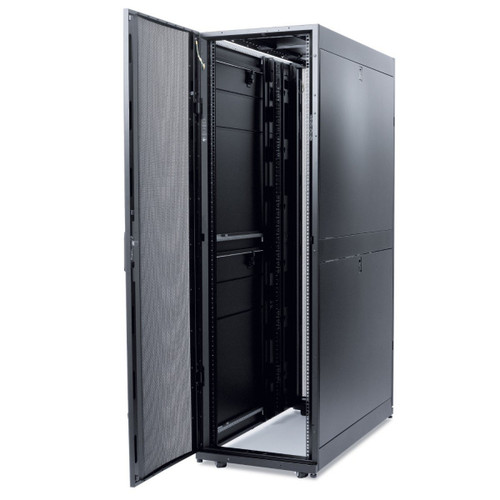 APC Netshelter Sx 42U 600Mm Wide X 1200Mm Deep Enclosure With Sides Black, Dell Branded, Shock Packaging - AR3300X717SP