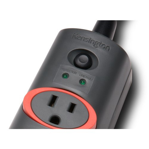 Kensington SMARTSOCKETS BASIC SURGE STRIP 6 outlet 6ft 670J w/ phone jack - K62146NA