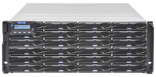 Infortrend EonStor DS3000 4U 24-bay 12Gb/s SAS 4X10GBE 32GB NO HDD Dual redundant controllers - DS3024RUC000F-RJ45
