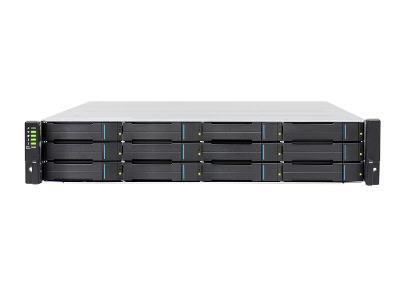 Infortrend EonStor GS 2000 Unified Storage, 2U/12 bay, redundant controllers, 4 x 10GbE RJ-45 ports, 16GB memory, 2 x open host board slots, 2 x PSU, 5 year Next Business Day support - GS2012R0C0F0D-RJ45