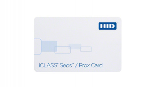 HID Composite Iclass Seos Prox 16K, Prog. Iclass, F-Gloss, B-Gloss W/Mag, Match. Iclass #, No Slot, Match. Prox # - 5105RG1MNN