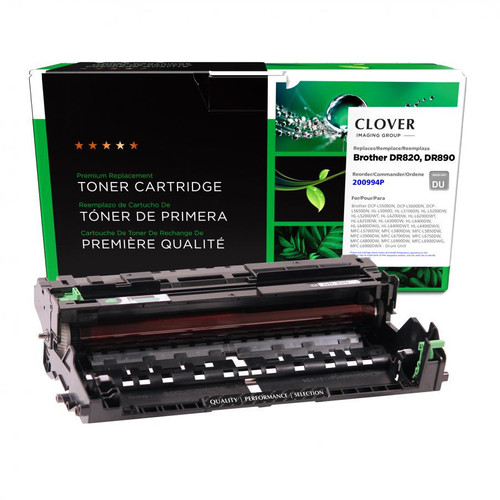 CIG Clover Imaging Remanufactured Drum Unit for Brother DR620 MFC8480DN MFC8680DN MFC8690DW MFC8880DN MFC8890 MFC8890DW DCP8080DN DCP8085DN HL5340D HL5350DN HL5370DW HL5370DWT HL5380DN Drum Unit Estimated Yield 25000 - 1 - 116413P