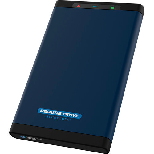 SecureData Securedrive Bt (4Tb) Fips 140-2 Level 3 Validated 256-Bit Hardware Encrypted External Portable Hard Drive Usb 3.0 - Secure Wireless Unlock Via Mobile App - SD-BT-20-BU4000GB