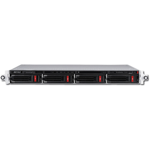 Buffalo 2X2TB SATA NAS HARD DRIVES INCLUDED 4-BAY 1U RACKMOUNT NAS PARTIALLY POPULATED W/ 2 OPEN DRIVE BAYS 2.5GBE RAID ISCSI RAIL KIT INCLUDED FOR STANDARD 19 RACK - TS3420RN0402
