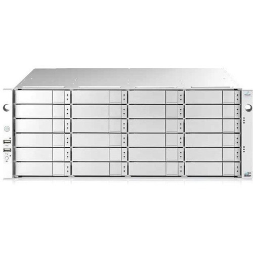 Promise 4U/24-Bay Dual Controller 16G FC Raid Subsystem With 24X 10Tb 7200 Rpm 12G Sas Hdd, Total Raw Capacity 240Tb - E5800FDQS10