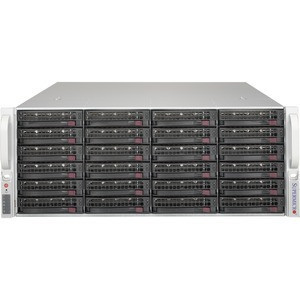 Supermicro Chassis, Black 4U Sc846B W/ Sas3 Single Exp, 1200W Pws, Black - CSE-846BE1C-R1K23B