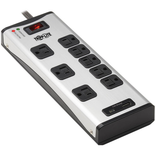 Eaton Tripp Lite Surge Protector Power Strip 8-Outlet Metal USB-A USB C Charging - TLM88USBC