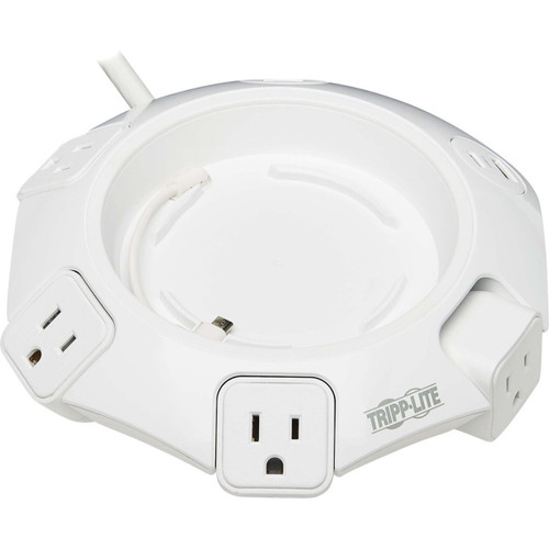 Eaton Tripp Lite Safe-It Conference Power Surge Protector, 4 Rotating 5-15R Outlets, USB-C & 3 USB-A Ports, 10 Ft. (3 M) Cord, Antimicrobial Protection - TLP410UCUFOAM
