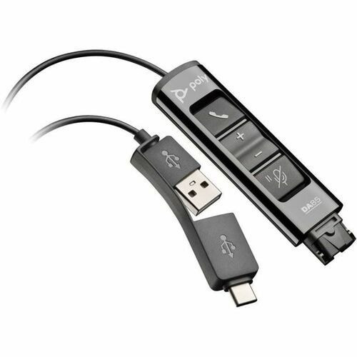 HP Poly Da85 Usb To Qd Black Adapter Taa - 786C7AA
