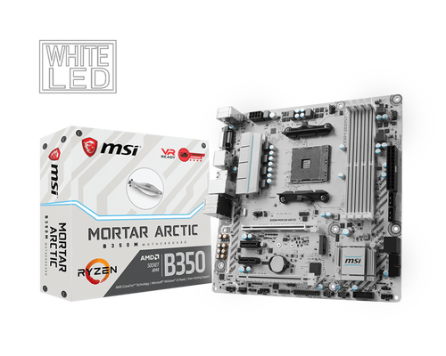 MSI  B350M MORTAR ARCTIC