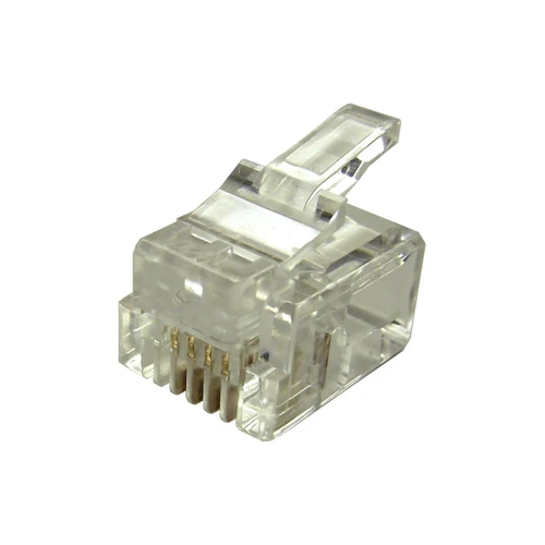 Belkin RJ11 MOD PLUG;6P4C;FLAT 4 CONTACT;50 MICRONS GOLD - R6G064