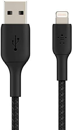 Belkin Braided A-LTG 0.15M, BLK - PMBK1002BT0M
