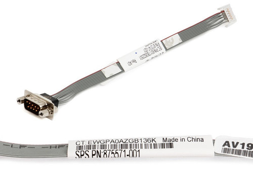 HPE Dl3Xx Gen10 Rear Serial Cable Kit Factory Integrated - 873770-B21#0D1