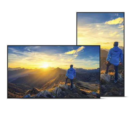 Sharp 75" Class (74.5" Diagonal) Commercial Lcd Display - Brilliant Ultra High Definition (3840 X 2160) Resolution With 350 Cd/M2 Brightness And 1,200:1 Contrast Ratio. Landscape/Portrait Orientation - PN-E759