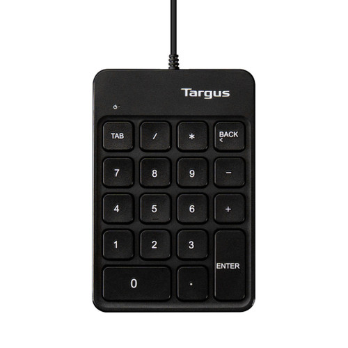 Targus USB-C/A Wired Numeric Ecosmart Keypad Black - AKP13GL