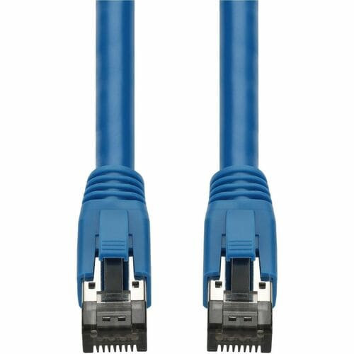 AddOn 5-Pack 1Ft Blue Cat 8 Shielded (S/Ftp) Pvc Ethernet Cable Snagless Easy Boot Rj-45 M/M Bulk Bag Packaged, No Twist Ties - ADD-1FCAT8-BE-5PK
