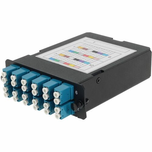 AddOn 4-Bay Cassette 24-Fiber Mpo In, 12 Lc Duplex Out, Single-Mode Duplex Os2 - Mpo Type A - ADD-4BAYC124FMPA12LCDS2
