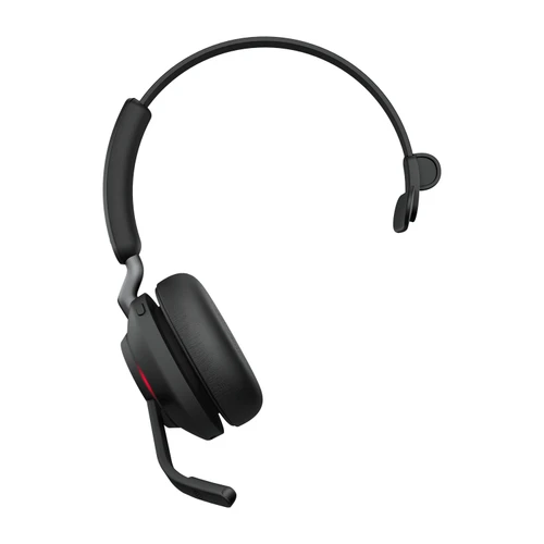Jabra Evolve2 65 Link390a MS Mono Black, NA - Music time: Up to 37hrs, Talk time: Up to 35hrs (with busylight off)/Up to 24hrs (with busylight on) - 26599-899-999-01