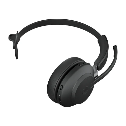 Jabra Evolve2 65 Link390a MS Mono Black, NA - Music time: Up to 37hrs, Talk time: Up to 35hrs (with busylight off)/Up to 24hrs (with busylight on) - 26599-899-999-01