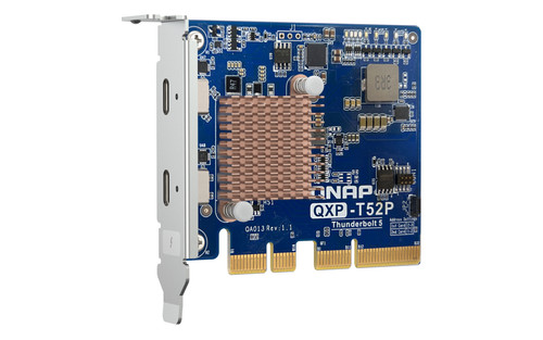 Qnap Thunderbolt 5 Dual Ports Expansion Card, PCIe Gen4 x4 - QXP-T52P