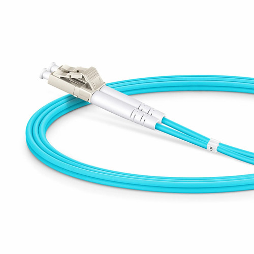 Enet Lc To Lc 50/125 Om4 10G Plenum-Rated Mmf Cable Simplex 1M Aqua - Ncnr: Non-Cancelable And Non-Returnable - ECM-LC2-POM4-SMP-1M-ENC