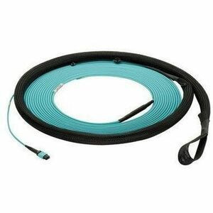 Panduit Fiber Optic Cable - Fiber Optic - Female Left Gender - Female Right Gender - Panmpo Right Connector - Panmpo Left Connector - 65Feet Length - Aqua - Plenum (Ofnp) - Multimode - FYZTP77Y002F065