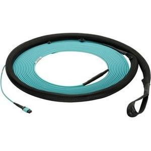 Panduit Fiber Optic Cable - Fiber Optic - Female Left Gender - Female Right Gender - Panmpo Right Connector - Panmpo Left Connector - 70Feet Length - Aqua - Plenum (Ofnp) - Multimode - FYZTP77Y002F070