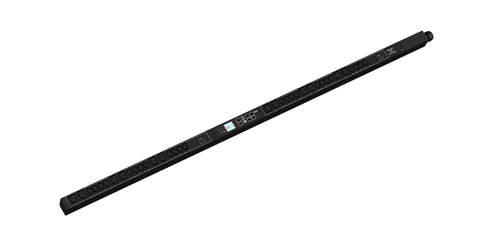 Raritan 3PH, 208V AC, 50A (40A/PH rated) ; 18 outlets: CX, plug: CS8365C 3P+G 50A (Delta Rear feed), 14.4kVA; Outlet Metered/Switched, 2U horizontal PDU, SecureLock ready, High resolution LCD display, iX, USB-A, USB-B and sensor c - PX4-5295R-E8V2