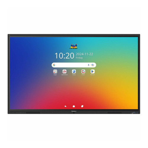 ViewSonic IFP7541 75" 4K UHD Android EDLA ViewBoard Interactive Display, 64-Point Touch, 100W USB-C, Integrated