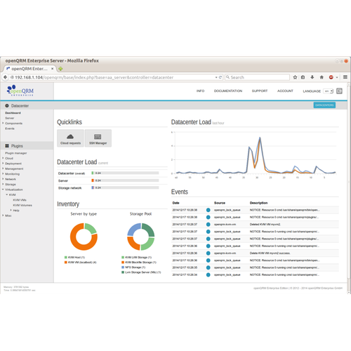 HSSL OpenQRM Cloud Management Appliance