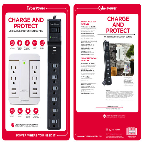 CyberPower MP1049SW Surge Protector