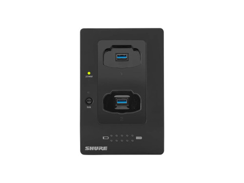 Shure Mxwncs2-Ta Two-Channel Networked Charging Station TAA - Versatile Microphone Docking: Mxwncs 2 Allows Handheld, Bodypack And Boundary Transmitters To Charge In One Port Each - Charge Status Indicators - MXWNCS2-TA