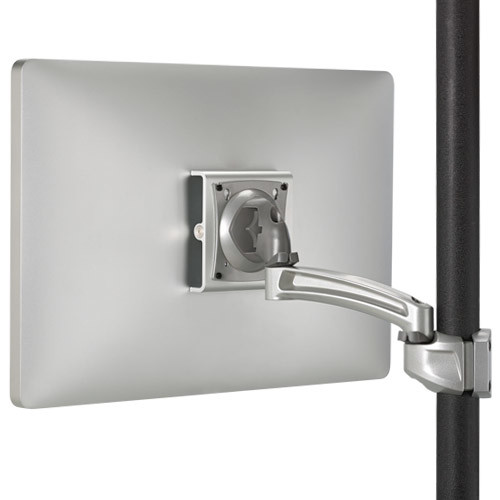 K2 POLE MNT SINGLE DISPLAY 1L ARM, SLV