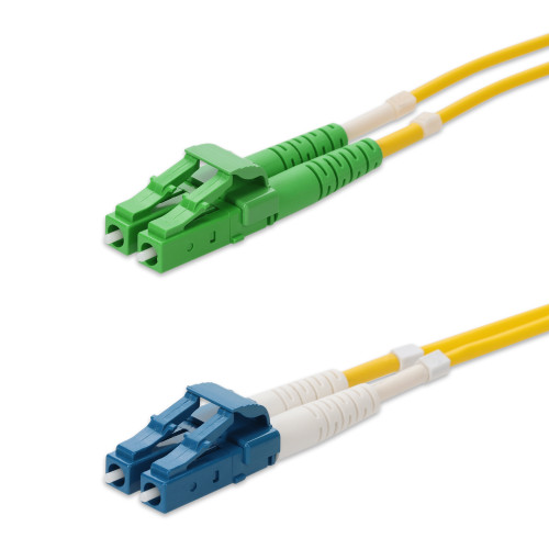 7m ALC to LC Yellow OS2 Duplex OFNR (Riser-Rated) SMF Fiber Patch Cable