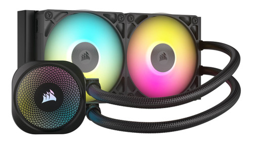 Corsair Icue Link Titan 240 Rx Rgb White Aio, 240mm Radiator, Liquid CPU Cooler - CW-9061020-WW