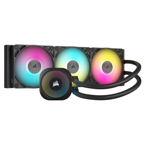 Corsair Icue Link Titan 360 Rx Rgb White Aio, 360mm Radiator, Liquid CPU Cooler - CW-9061021-WW