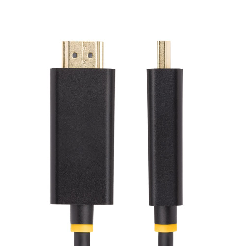 StarTech 12ft DisplayPort to HDMI Adapter Cable, 4K 60Hz with HDR, DP to HDMI 2.0b, Active Video Converter, DisplayPort Desktop to HDMI Monitor