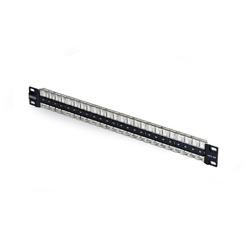 StarTech 48 Port 1U Blank Keystone Patch Panel, Rackmount Cat6 Patch Panel for RJ45 STP Ethernet Network Jacks